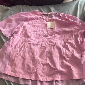 NWT Zara purple chiffon top M